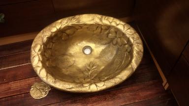 Brass sink Item code BS001I size long 600 mm. wide 450 mm. Brass sink Item code BS001I size long 600 mm. wide 450 mm.