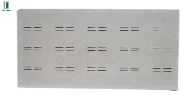 ฝ้าระบายอากาศเฌอร่ารุ่นคลาสิคหนา 4มิลกว้าง 60ซม.ยาว 120ซม.ติดบริเวณฝ้าใต้ชายคาบ้าน