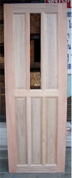 ประตูไม้ เต็งแดง MTD007 ขนาด90x200ซม. ลูกฟักทุกช่องไม่มีรอยต่อ ประตูไม้ เต็งแดง MTD007 ขนาด90x200ซม. ลูกฟักทุกช่องไม่มีรอยต่อ