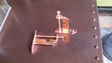 Copper hanger Accessories of curtain Item code ACC02 size flat bar 25 mm.long 10 cm. deep 10 cm. Copper hanger Accessories of curtain Item code ACC02 size flat bar 25 mm.long 10 cm. deep 10 cm.