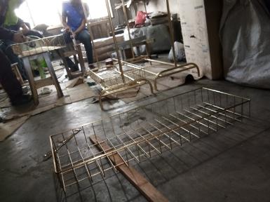Brass cloth rack Brass cloth rack