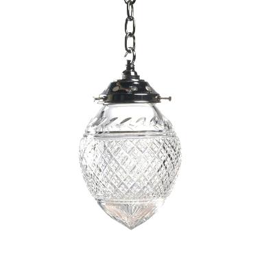 Hanging Lamp crystal with brass in nickle color finish Item Code ELS18SV size Cut glass Hanging Lamp crystal with brass in nickle color finish Item Code ELS18SV size Cut glass