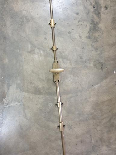 Brass Door Lock long 2500 mm. Item W.068ST size long 2500 mm.2 stick. Brass Door Lock long 2500 mm. Item W.068ST size long 2500 mm.2 stick.