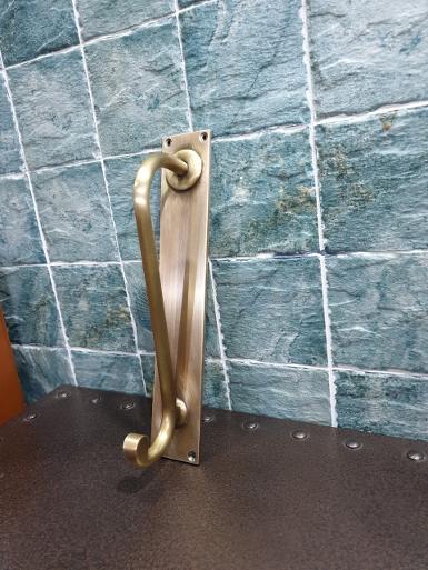 ฺBrass Door Handle Item Code AC23P5 size 50 x 300 mm.handle 12 mm. ฺBrass Door Handle Item Code AC23P5 size 50 x 300 mm.handle 12 mm.