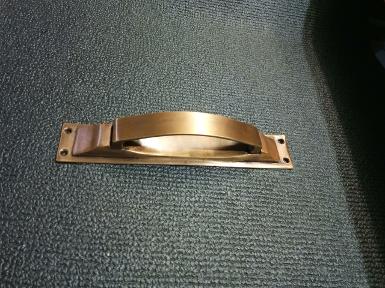 Brass handle Item Code A.176MR size long 155 mm. wide 30 mm.high 30 mm. Brass handle Item Code A.176MR size long 155 mm. wide 30 mm.high 30 mm.