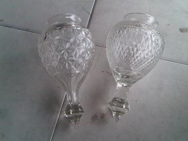 Lamp shade cut glass Item Code LS18WT size high 235 mm.hole 77 mm. wide 120 mm. Lamp shade cut glass Item Code LS18WT size high 235 mm.hole 77 mm. wide 120 mm.