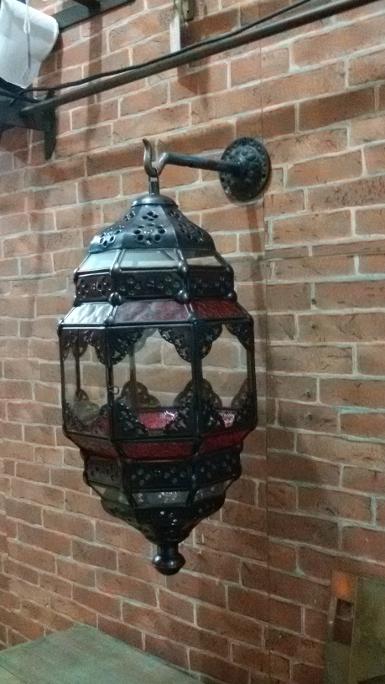 Morocco Lamp brass with glass Code MRC18I size high 40 cm. wide 20 cm. deep 20 cm. Morocco Lamp brass with glass Code MRC18I size high 40 cm. wide 20 cm. deep 20 cm.