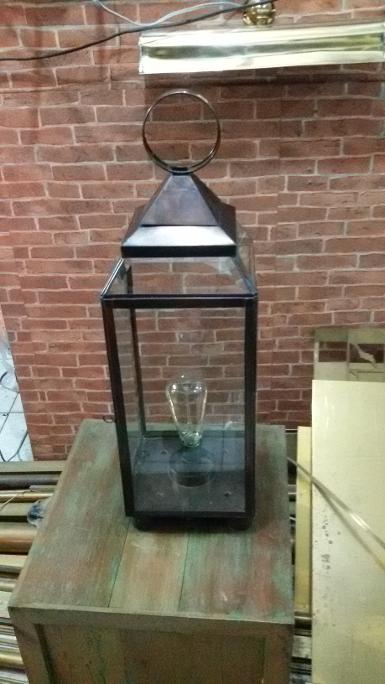Morocco Lamp brass with glass Item Code MRC18M size high 60 cm. wide 19 cm. Morocco Lamp brass with glass Item Code MRC18M size high 60 cm. wide 19 cm.